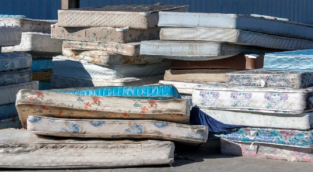The Landfill Mess With Mattress Recycling Problems
