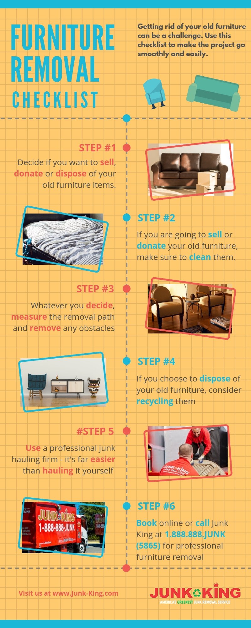 Junk King Furniture Removal Checklist