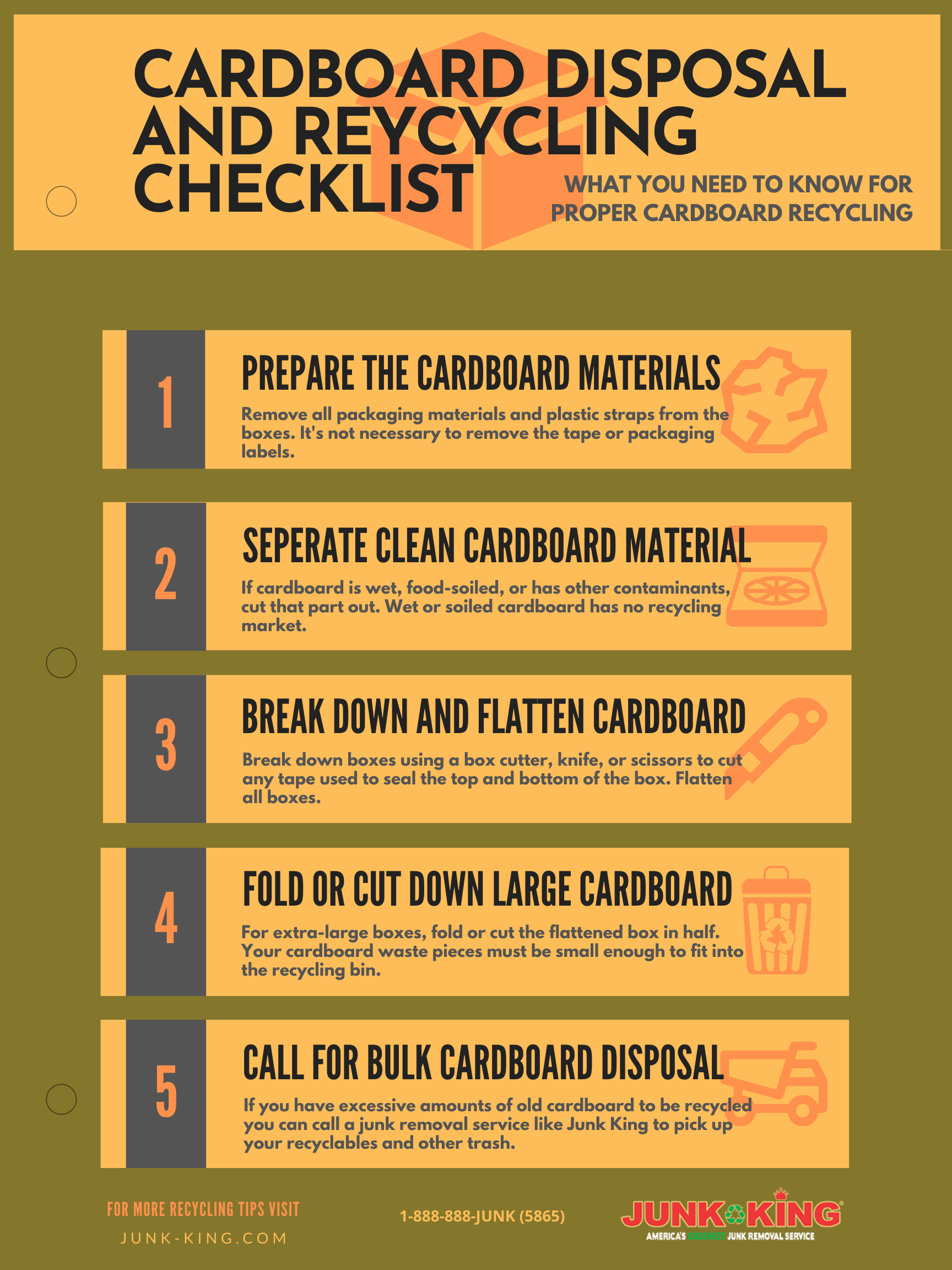 Cardboard Recycling Checklist